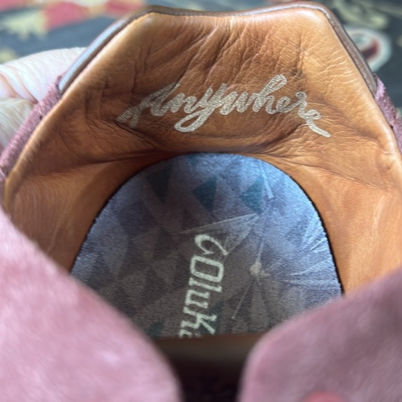 Like New OluKai Lae'ahi Li Kala Aloha Suede Sneaker Shoes Men's Sz  13M. - Picture 15 of 16